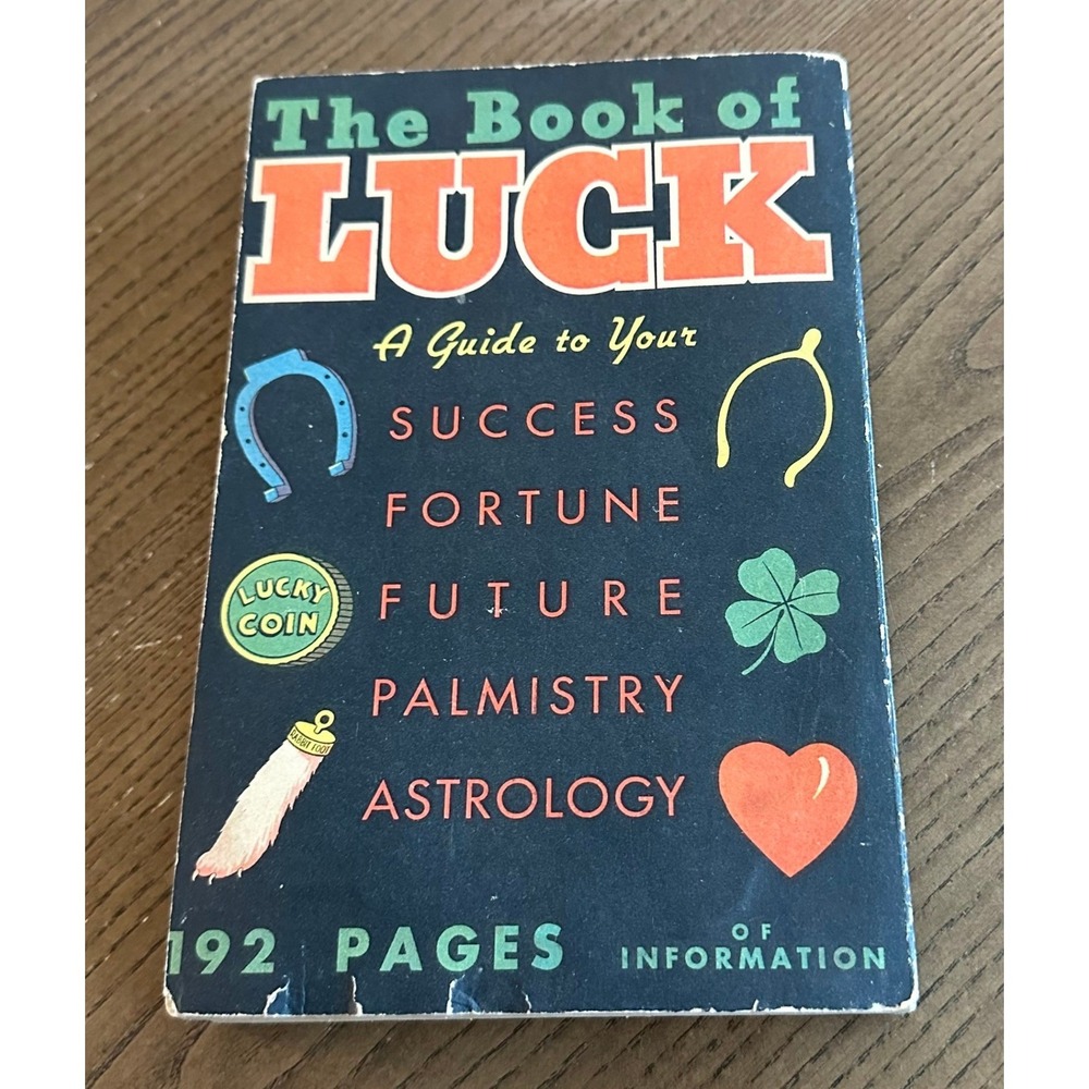 Vintage Everybody's Book of Luck Whitman Publishing Palmistry Astrology Occult